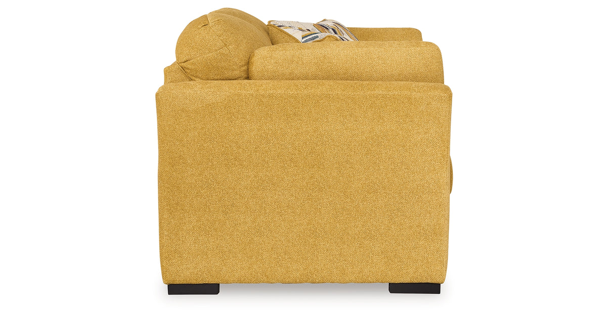 Keerwick Sunflower Loveseat from Ashley Furniture - Luna Furniture