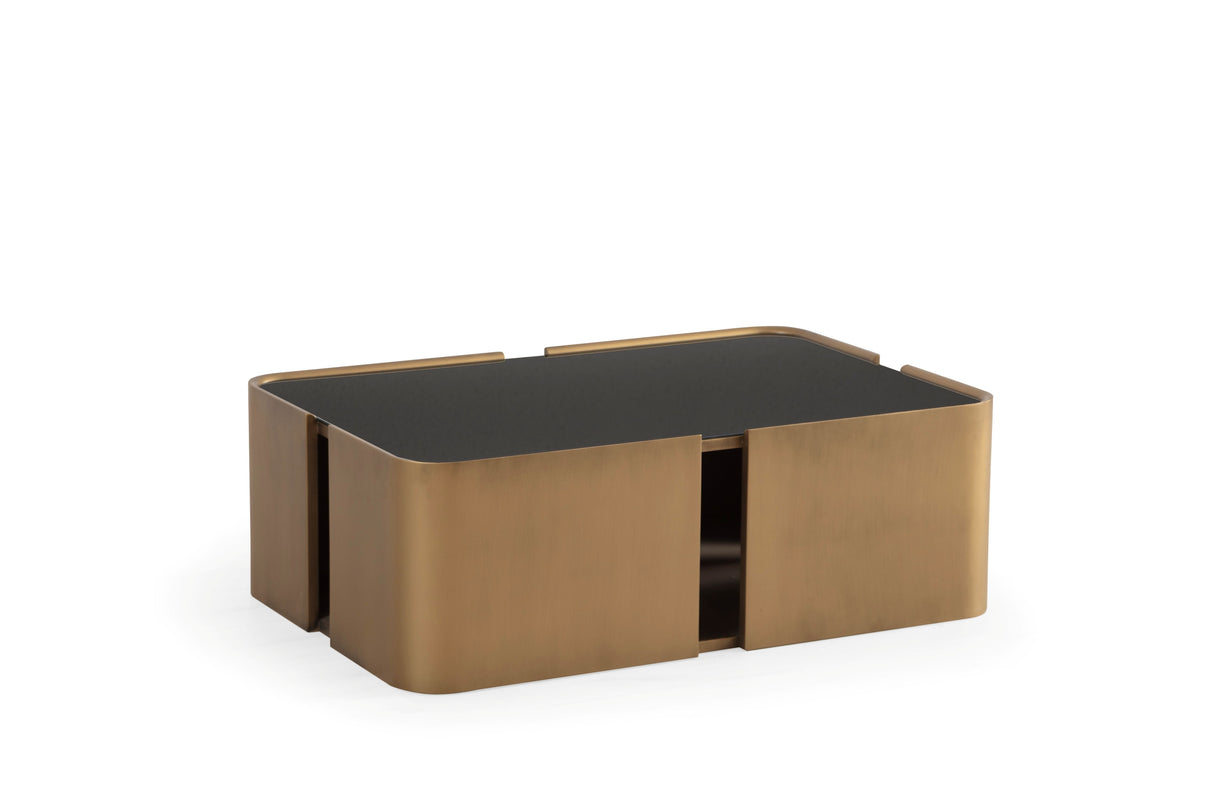 Galli Gold Coffee Table from Nova Furniture - Luna Furniture