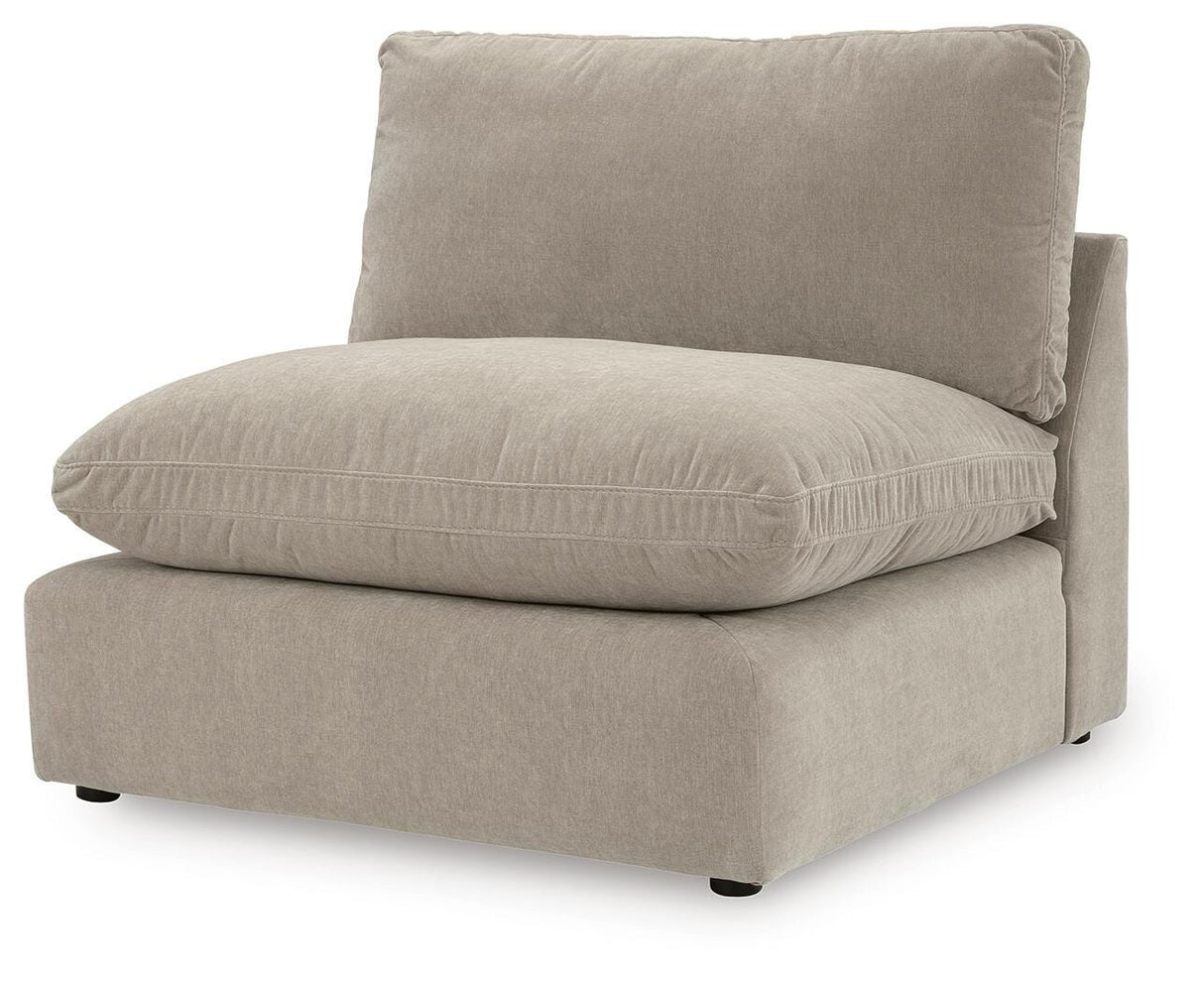Maxton Heights Pebble Armless Chair from Ashley - Luna Furniture