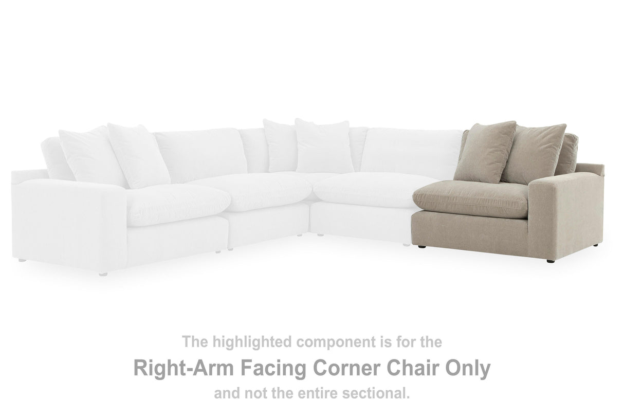 Maxton Heights Pebble Right-Arm Facing Corner Chair from Ashley - Luna Furniture