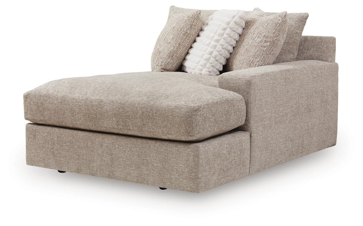 Nexora-Court Burlap Right-Arm Facing Corner Chaise from Ashley - Luna Furniture