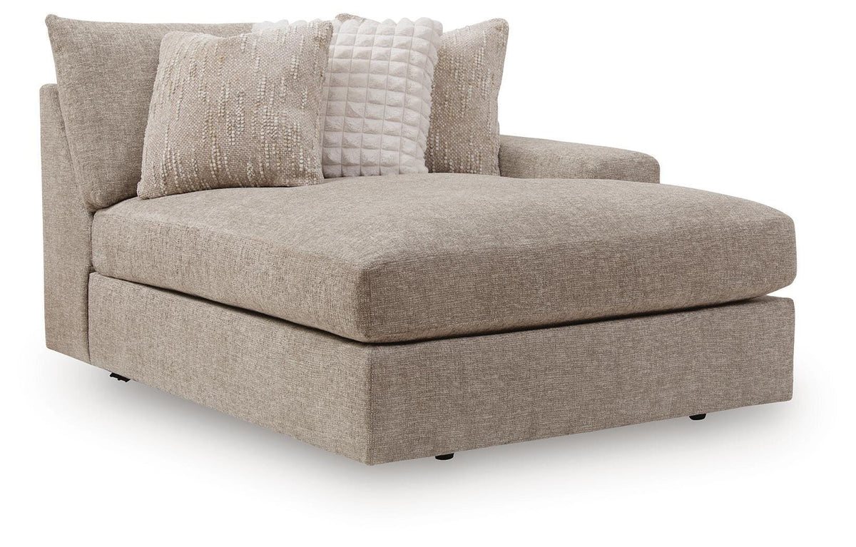 Nexora-Court Burlap Right-Arm Facing Corner Chaise from Ashley - Luna Furniture