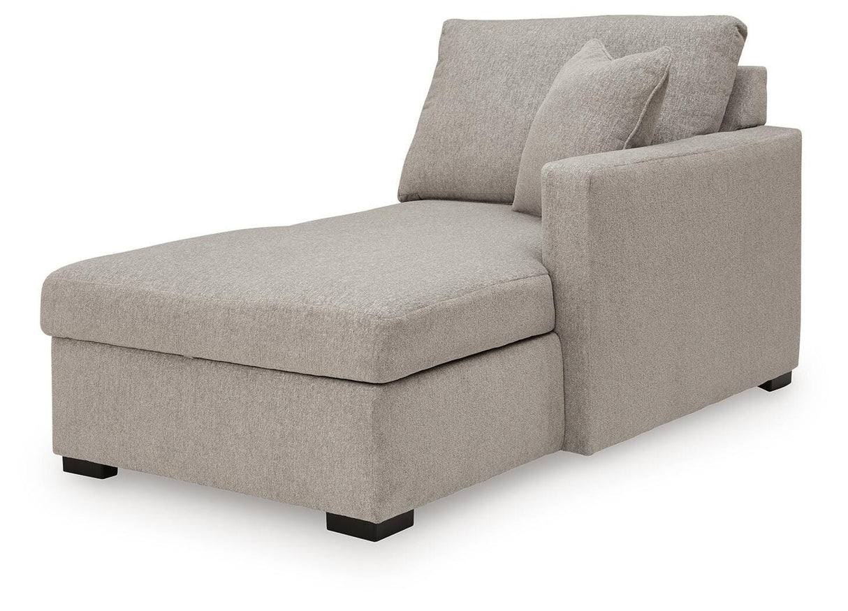ModMax Luxe Flint Right-Arm Facing Corner Chaise from Ashley - Luna Furniture