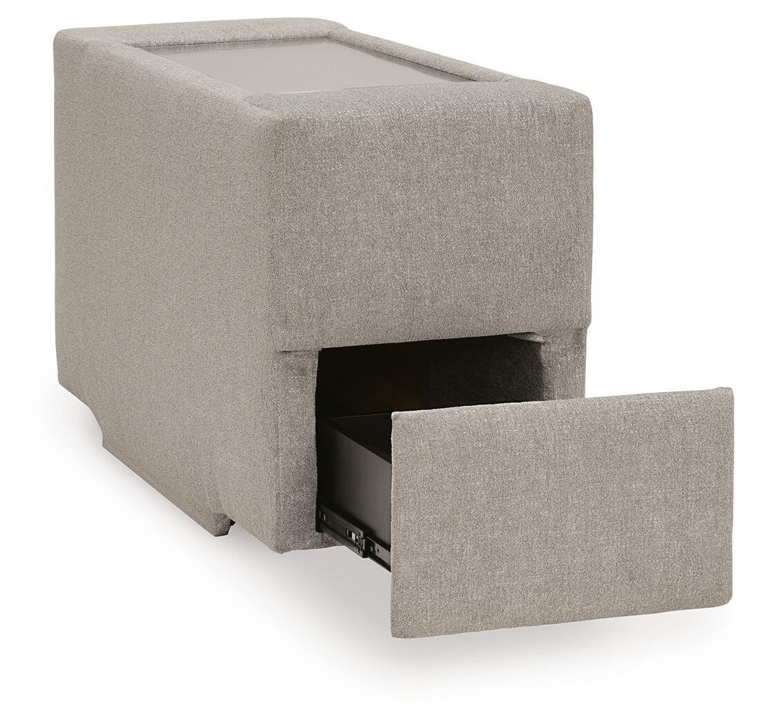 ModMax Luxe Flint Console with Storage from Ashley - Luna Furniture