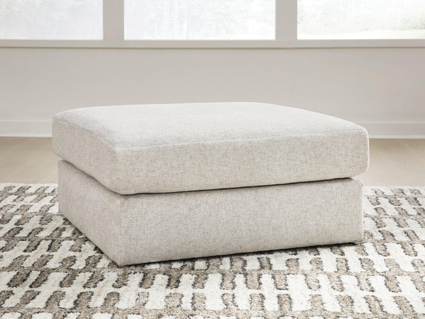 Kestrie Feathered Oversized Accent Ottoman