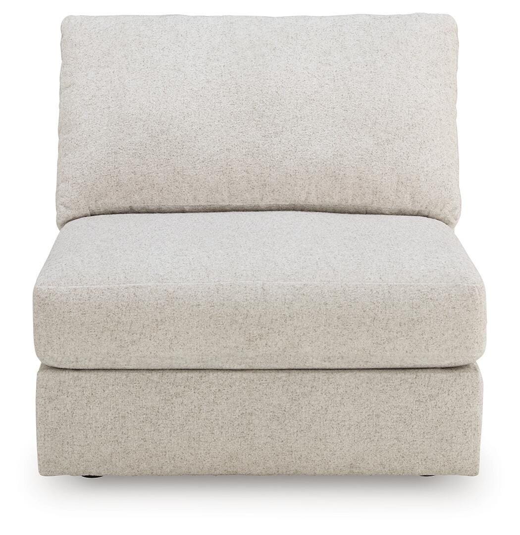 Kestrie Feathered Armless Chair from Ashley - Luna Furniture