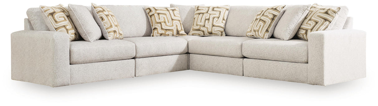 Kestrie Feathered 5-Piece Sectional from Ashley - Luna Furniture