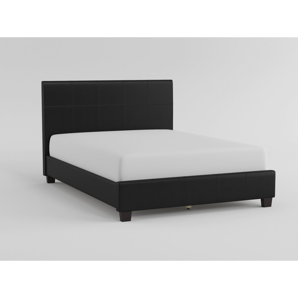 Lorenzi Black 4-Piece Youth Bedroom Set (Twin Bed, Nightstand, Dresser, Mirror) from Homelegance - Luna Furniture