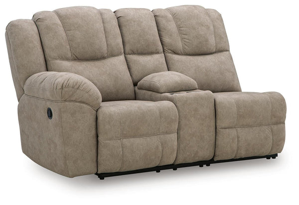 Pearce-Pike Birch Left-Arm Facing Reclining Loveseat with Console