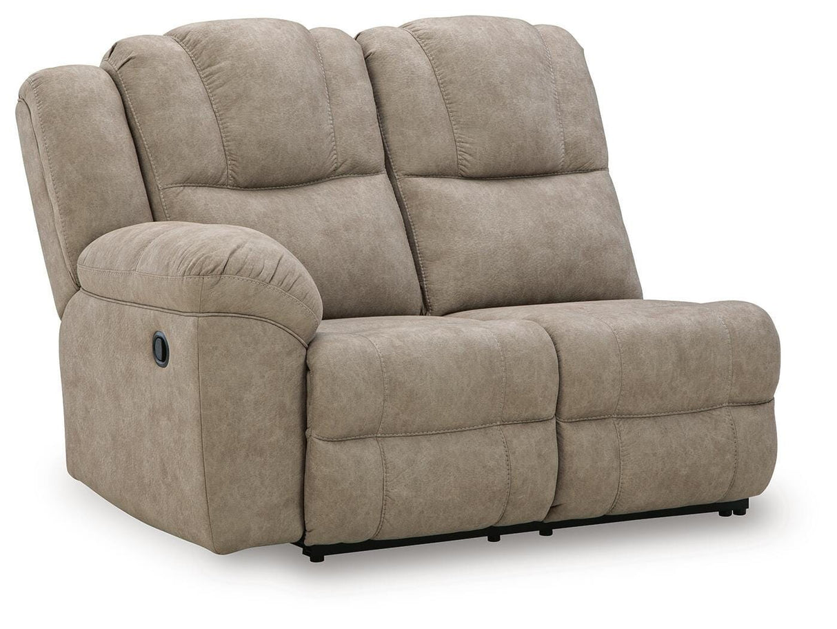 Pearce-Pike Birch Left-Arm Facing Reclining Loveseat from Ashley Furniture - Luna Furniture