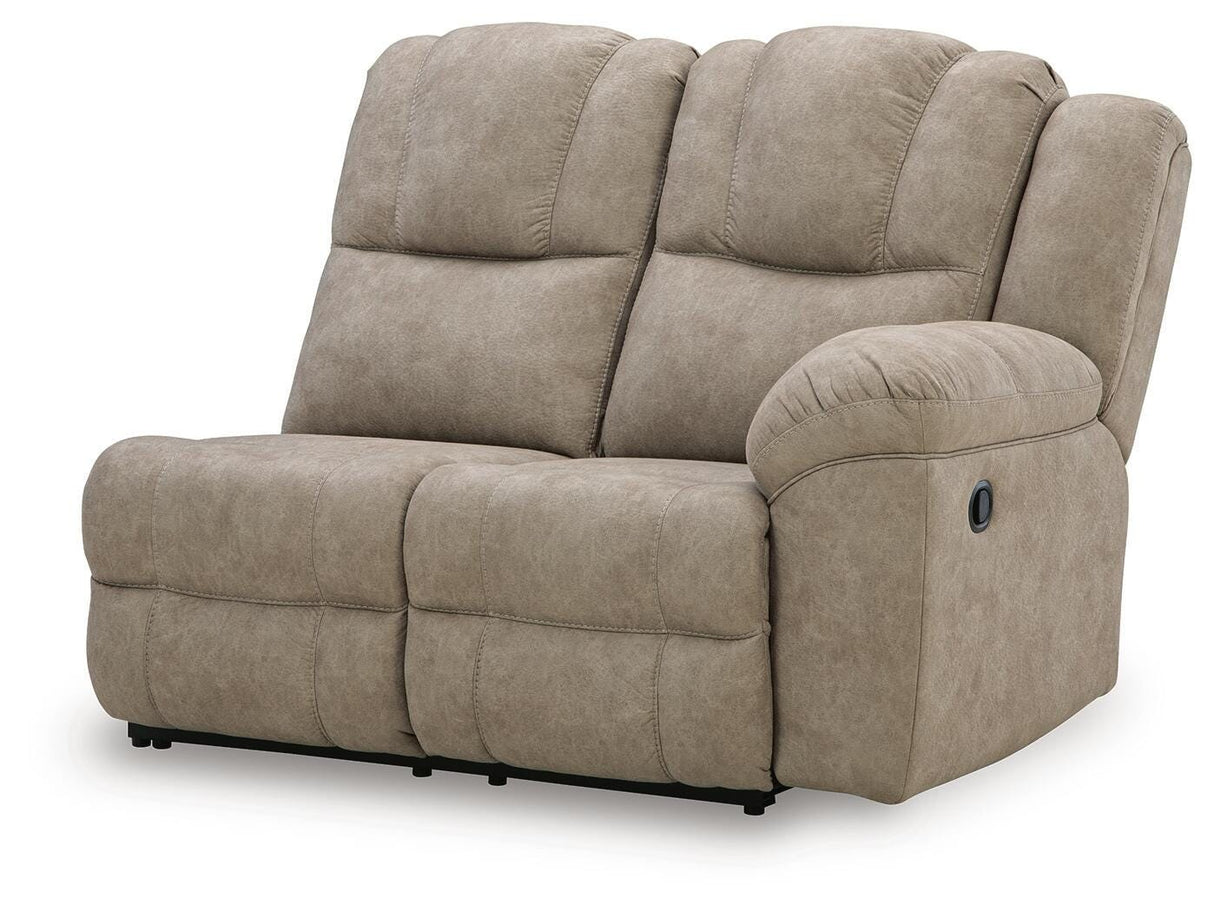 Pearce-Pike Birch Right-Arm Facing Reclining Loveseat from Ashley Furniture - Luna Furniture