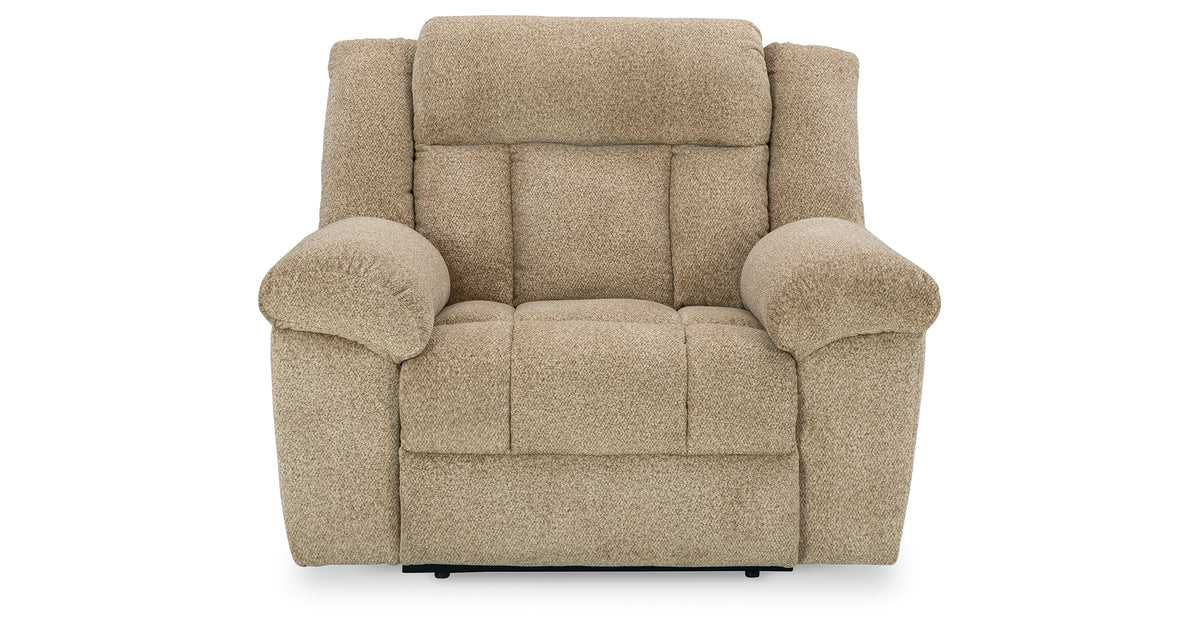 Tip-Off Wheat Power Recliner from Ashley - Luna Furniture
