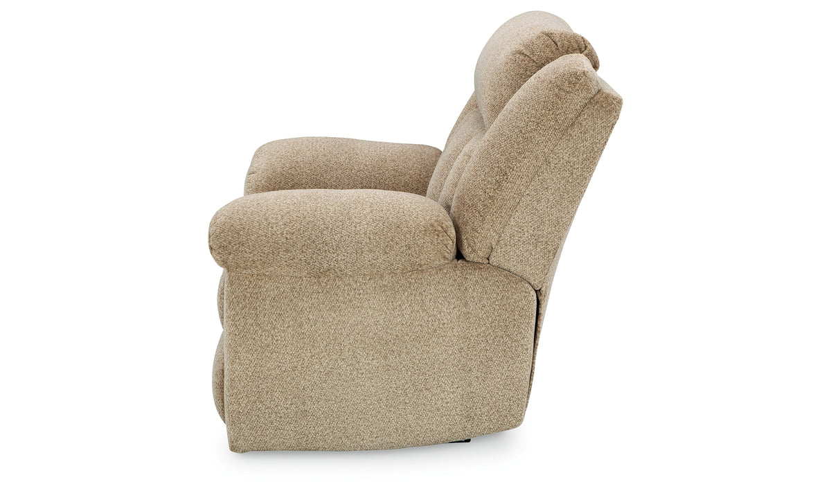 Tip-Off Wheat Power Recliner from Ashley - Luna Furniture