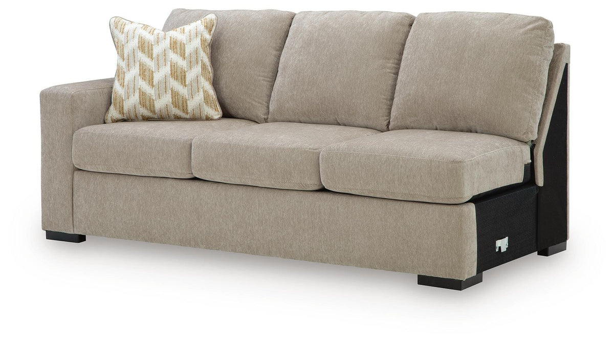 Bridgepoint Stone Left-Arm Facing Sofa from Ashley - Luna Furniture