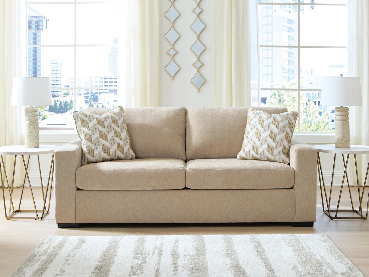 Bridgepoint Almond Queen Sofa Sleeper from Ashley - Luna Furniture