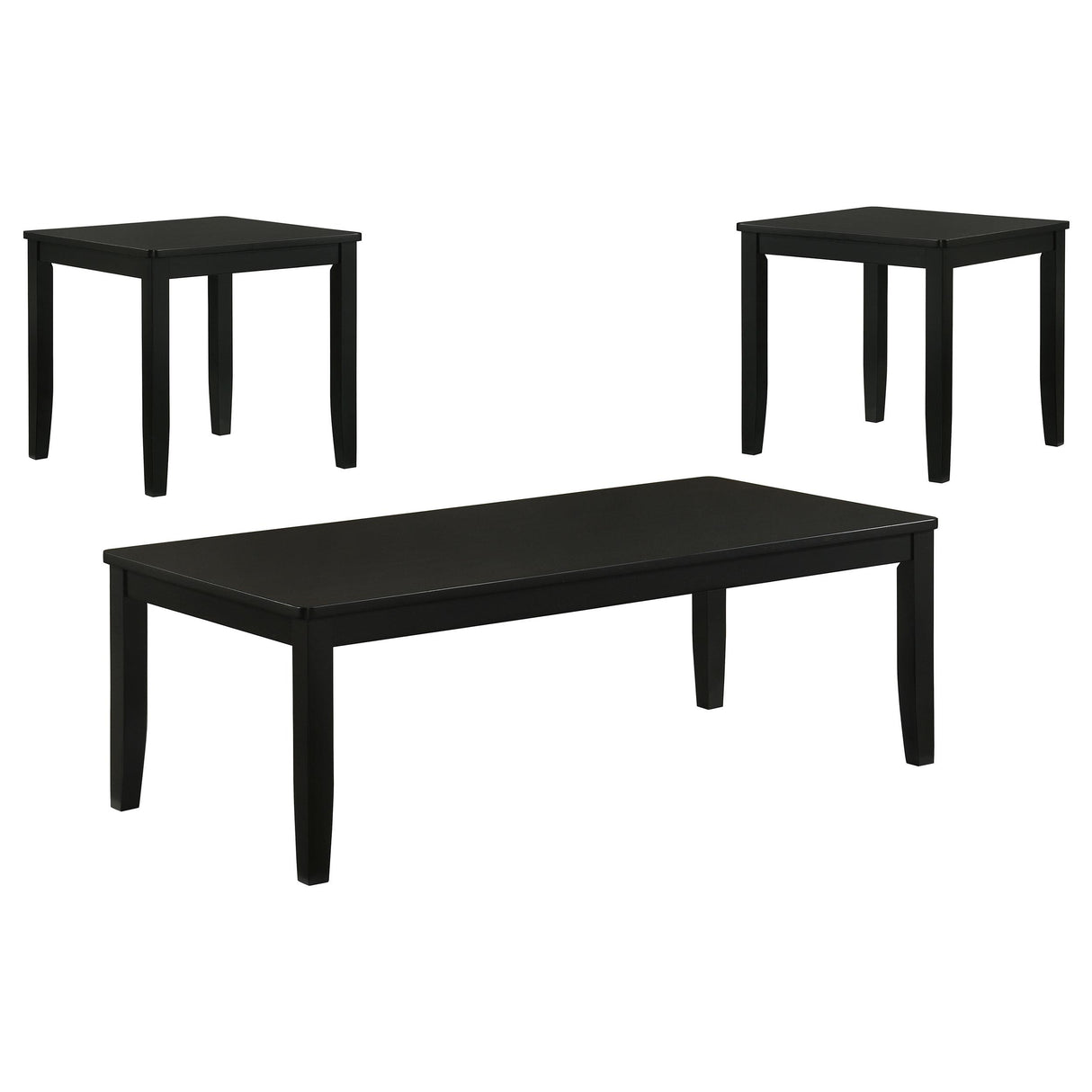 HP0426 Black 3-Piece Coffee Table Set from Coaster - Luna Furniture