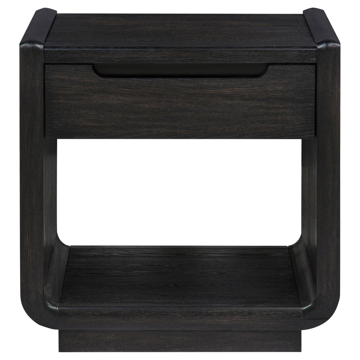 Leandro Burnished Black 2-piece Wood Coffee and End Table Set from Coaster - Luna Furniture