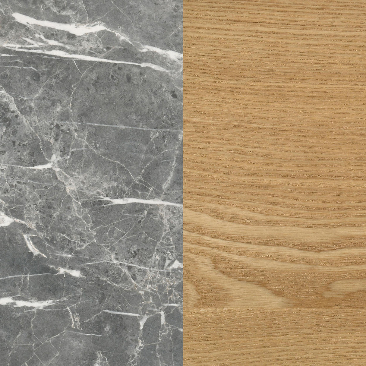 Bradley Gray and Natural Round Smart Top End Side Table from Coaster - Luna Furniture