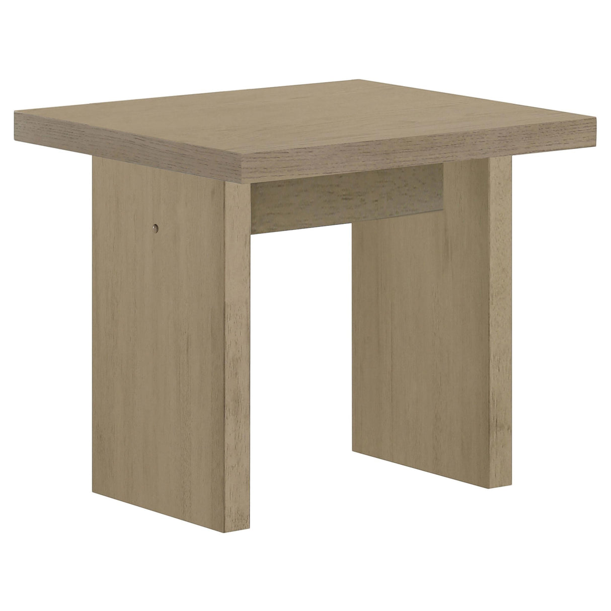 Decker Natural Oak Square Occasional Side End Table from Coaster - Luna Furniture