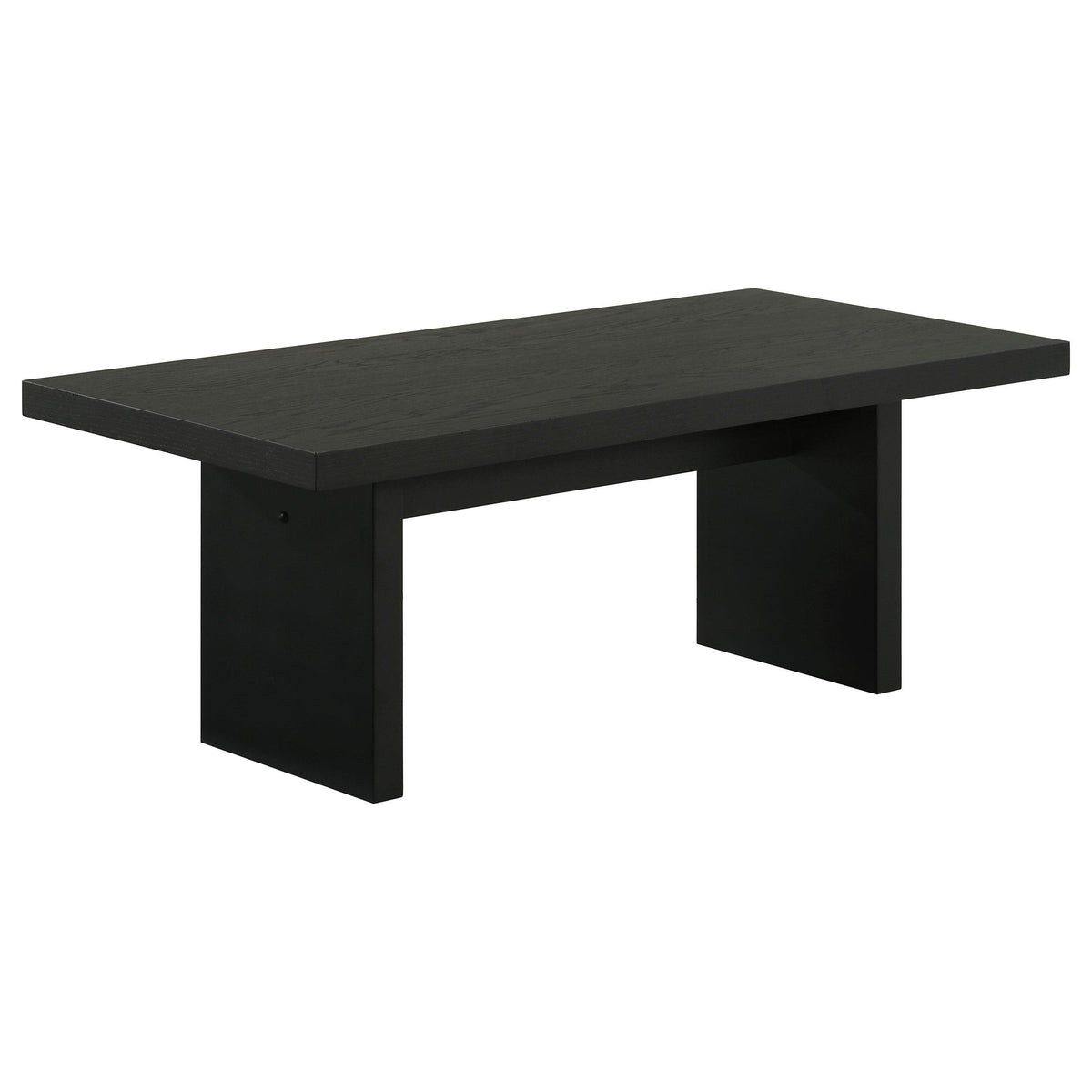 Decker Black 47-Inch Rectangular Cocktail Coffee Table from Coaster - Luna Furniture