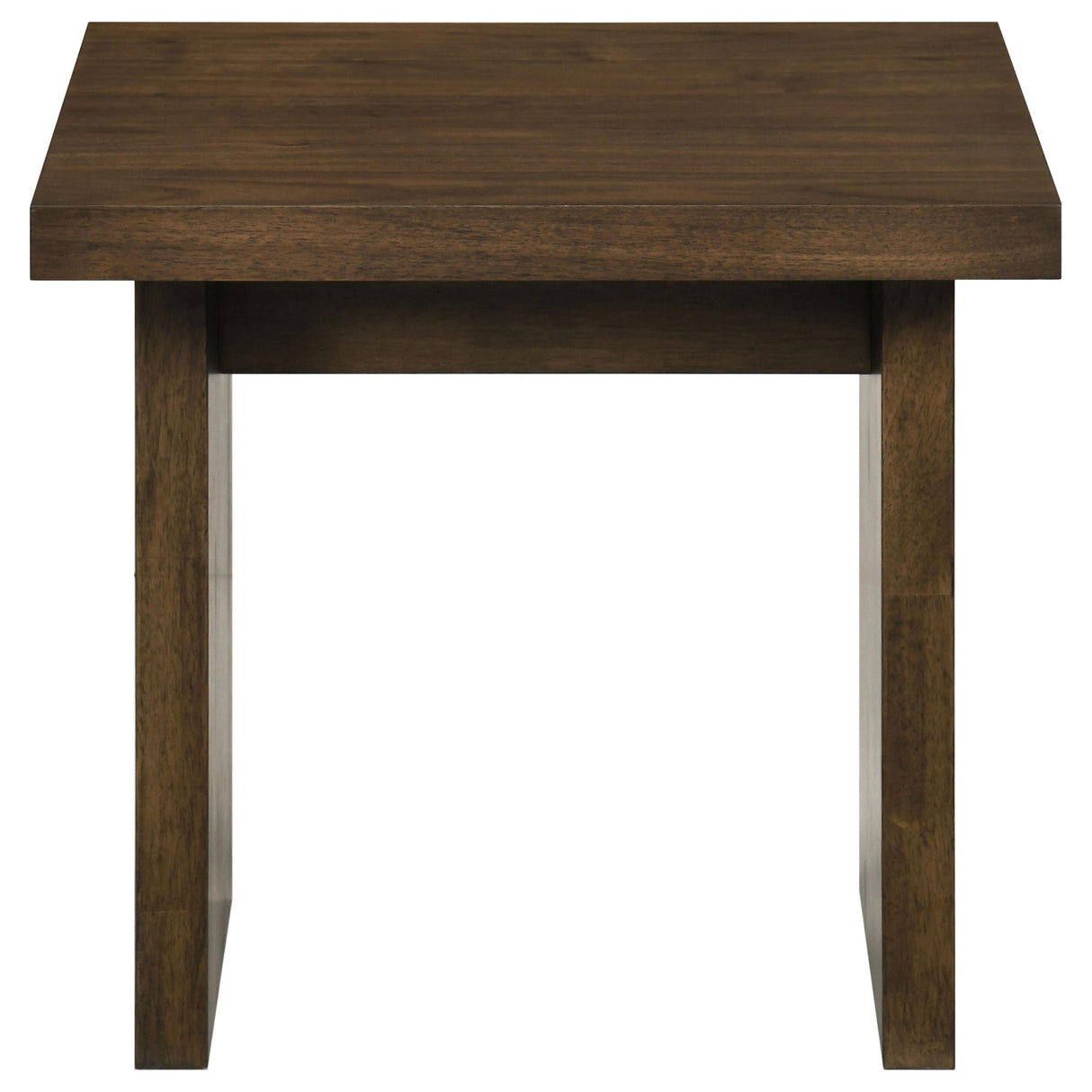 Decker Walnut Square Occasional Side End Table from Coaster - Luna Furniture