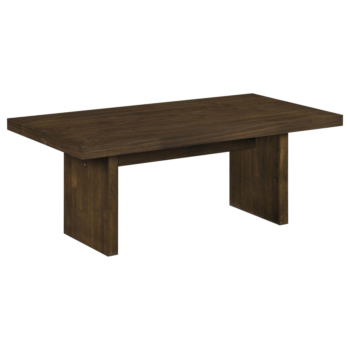 Decker Walnut 47-Inch Rectangular Cocktail Coffee Table from Coaster - Luna Furniture