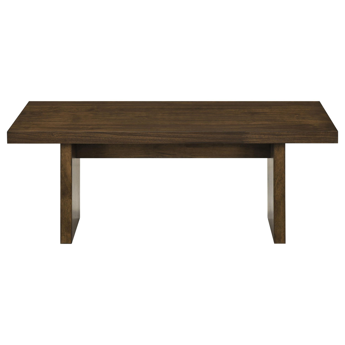 Decker Walnut 47-Inch Rectangular Cocktail Coffee Table from Coaster - Luna Furniture