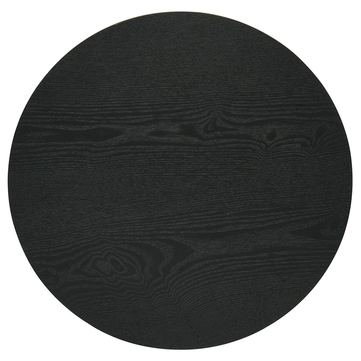 Hamlyn Black 3-Piece Round Fluted Coffee and End Table Set from Coaster - Luna Furniture