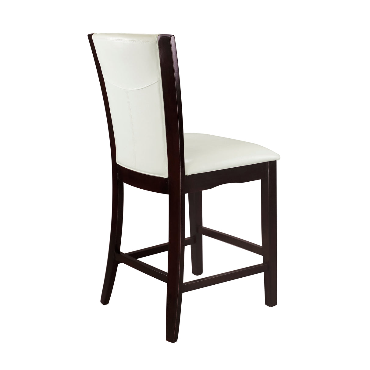 Daisy Espresso 54" Glass-Top Round Counter Height Table from Homelegance - Luna Furniture