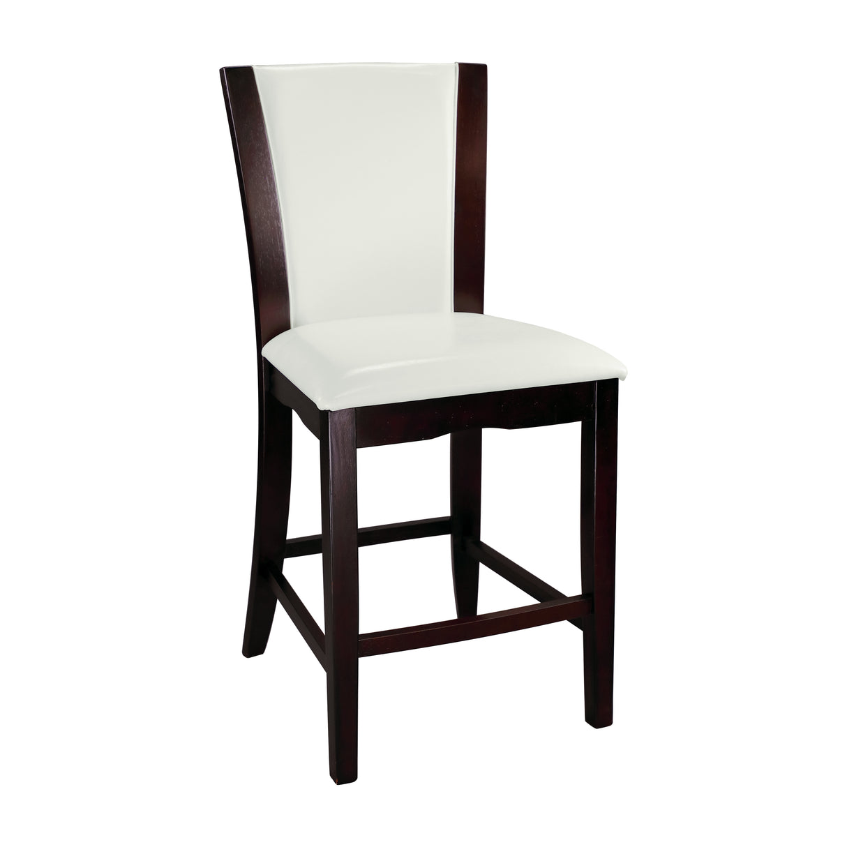 Daisy Espresso 54" Glass-Top Round Counter Height Table from Homelegance - Luna Furniture