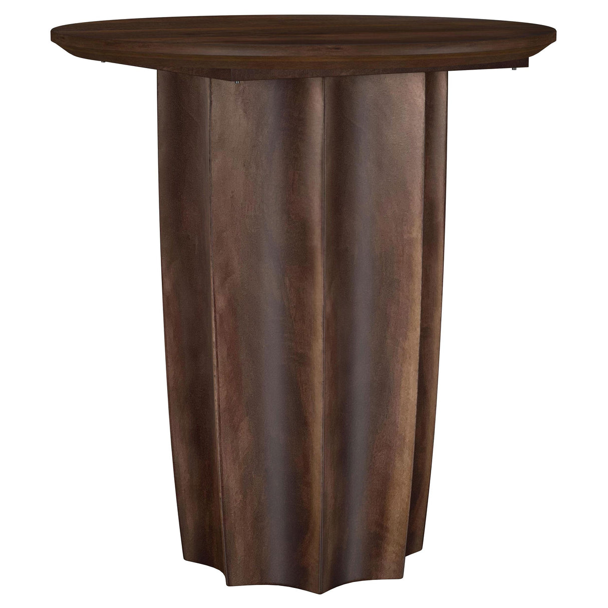 Cayenne Walnut 3-Piece Solid Mango Wood Coffee Table Set from Coaster - Luna Furniture