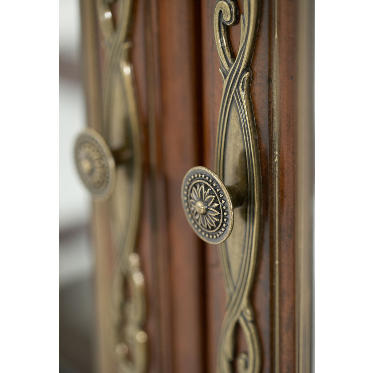 Villa Valencia Classic Chestnut China Cabinet from Michael Amini - Luna Furniture