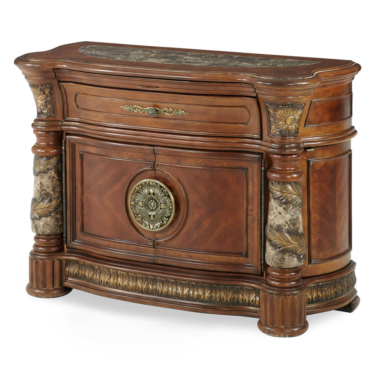 Villa Valencia Classic Chestnut Bachelor's Chest from Michael Amini - Luna Furniture