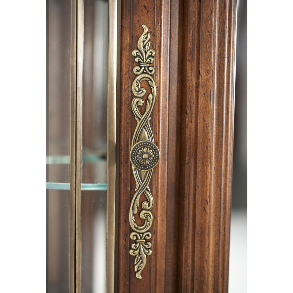 Villa Valencia Classic Chestnut Dresser With Mirror from Michael Amini - Luna Furniture