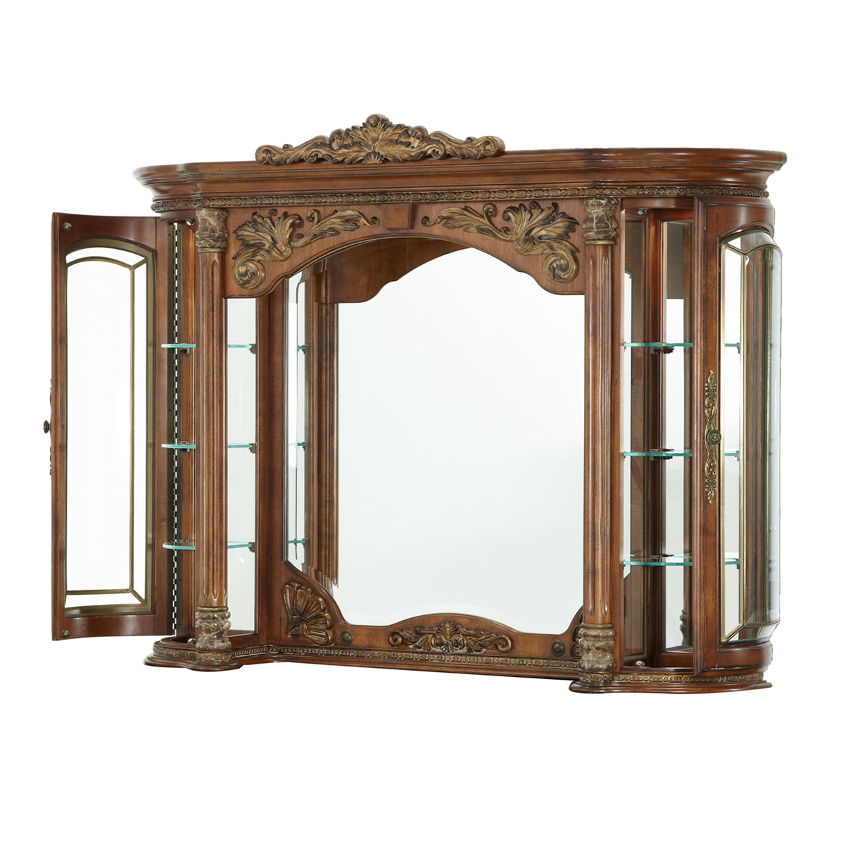 Villa Valencia Classic Chestnut Dresser Mirror from Michael Amini - Luna Furniture