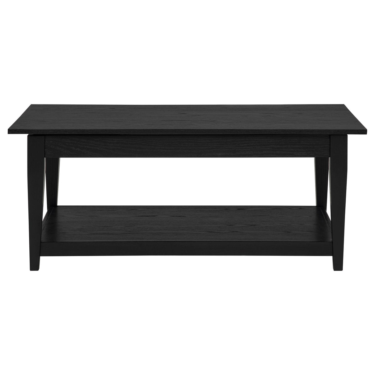 Lindenton Black 2-Piece Wood Lift-Top Coffee and End Table Set from Coaster - Luna Furniture