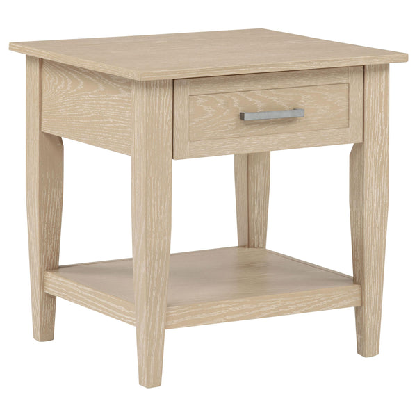 Lindenton Blonde 1-drawer Wood Occasional Side End Table