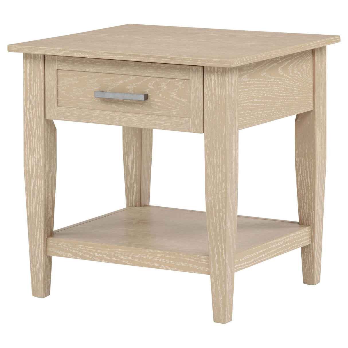 Lindenton Blonde 1-drawer Wood Occasional Side End Table from Coaster - Luna Furniture