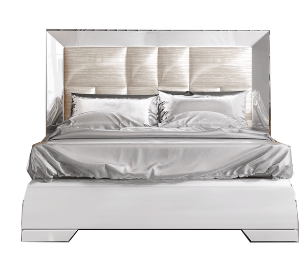 Carmen White King Bed