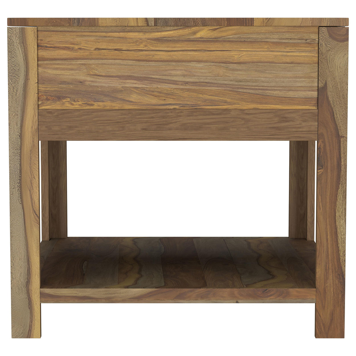 Esther Natural 3-Piece Solid Sheesham Coffee and End Table Set from Coaster - Luna Furniture
