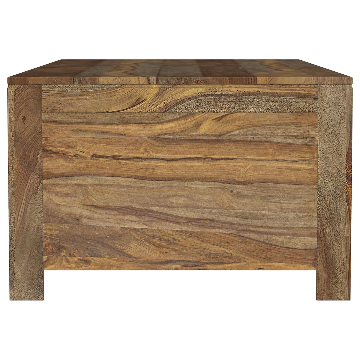 Esther Natural 3-Piece Solid Sheesham Coffee and End Table Set from Coaster - Luna Furniture