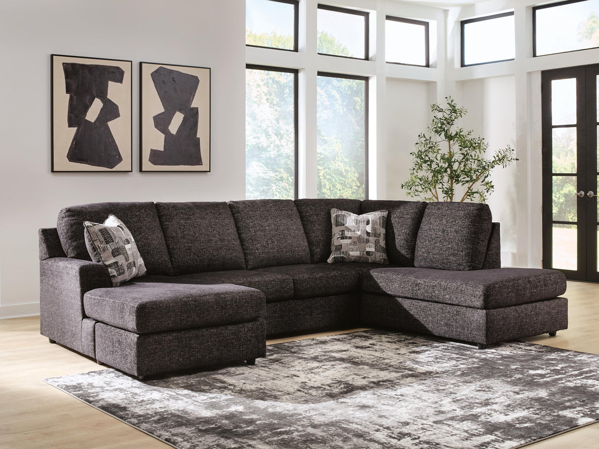 Lentiz Onyx 2-Piece Sectional with Chaise from Ashley - Luna Furniture