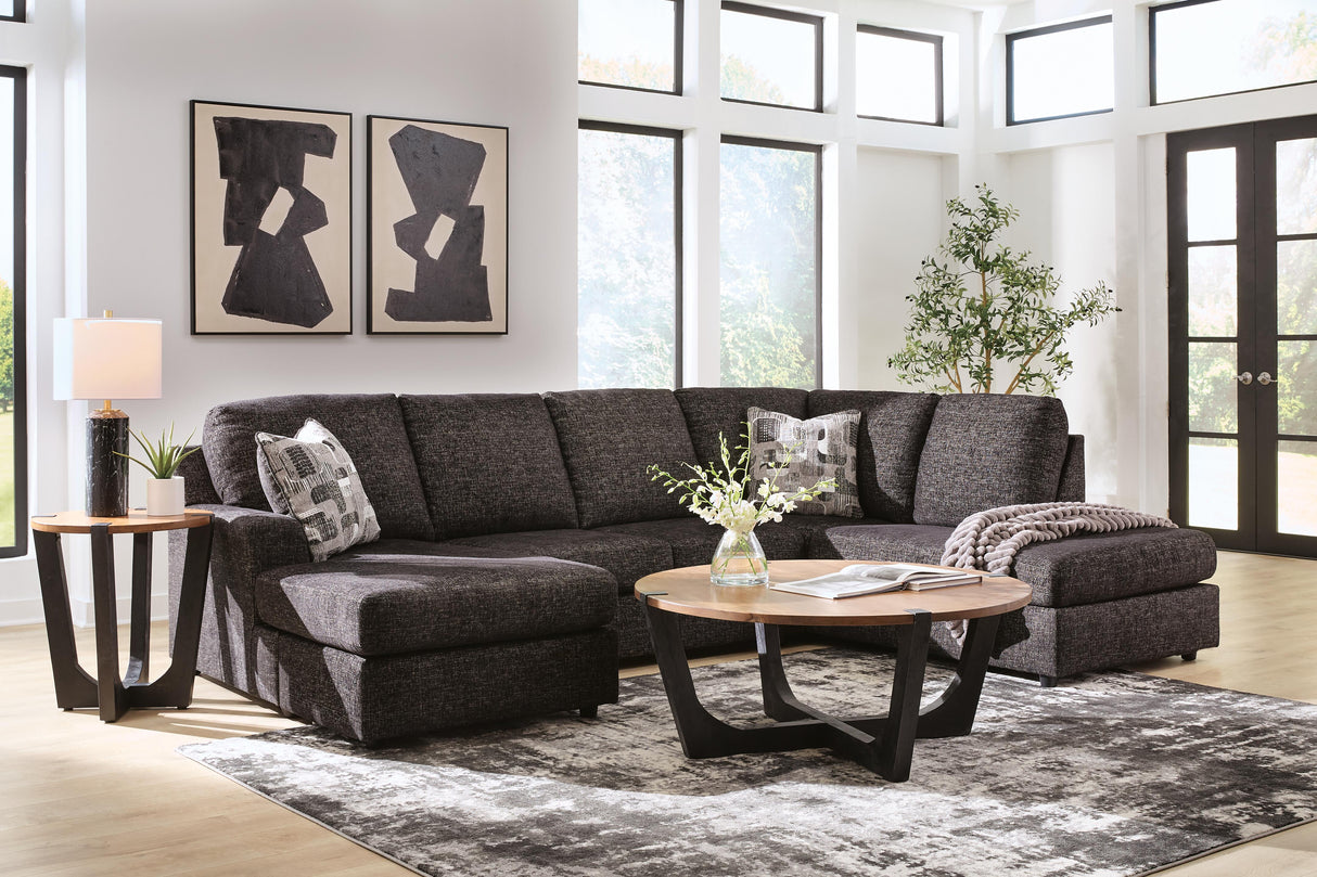 Lentiz Onyx 2-Piece Sectional with Chaise from Ashley - Luna Furniture
