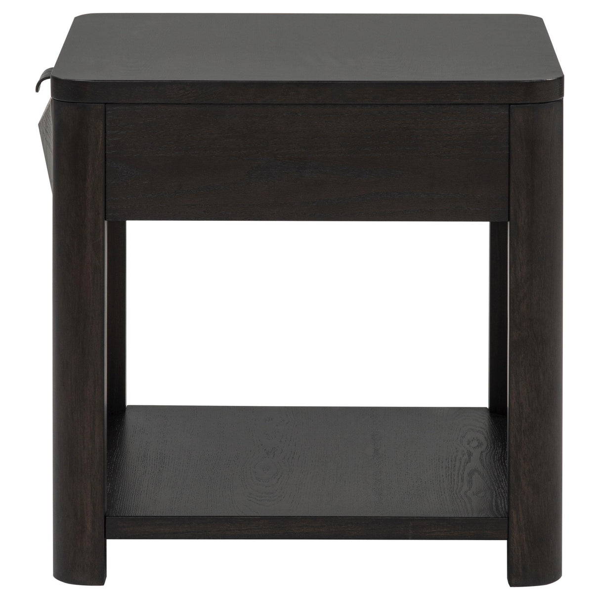 Marcelo Coffee Wood End Table with Drawer and Shelf from Coaster - Luna Furniture