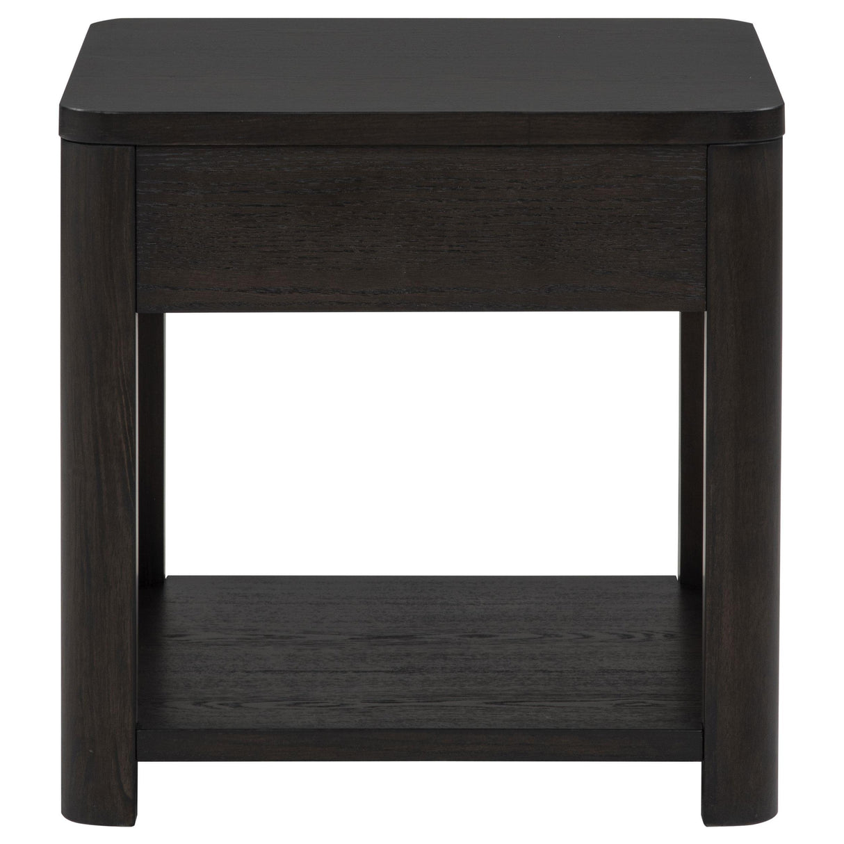 Marcelo Coffee Wood End Table with Drawer and Shelf from Coaster - Luna Furniture