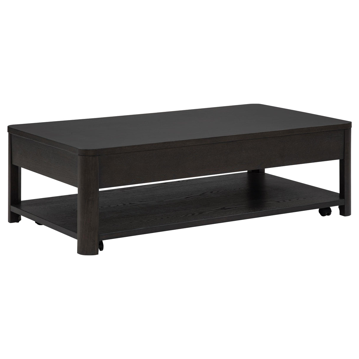 Marcelo Coffee Wood Coffee Table with 2 Drawers and Shelf from Coaster - Luna Furniture