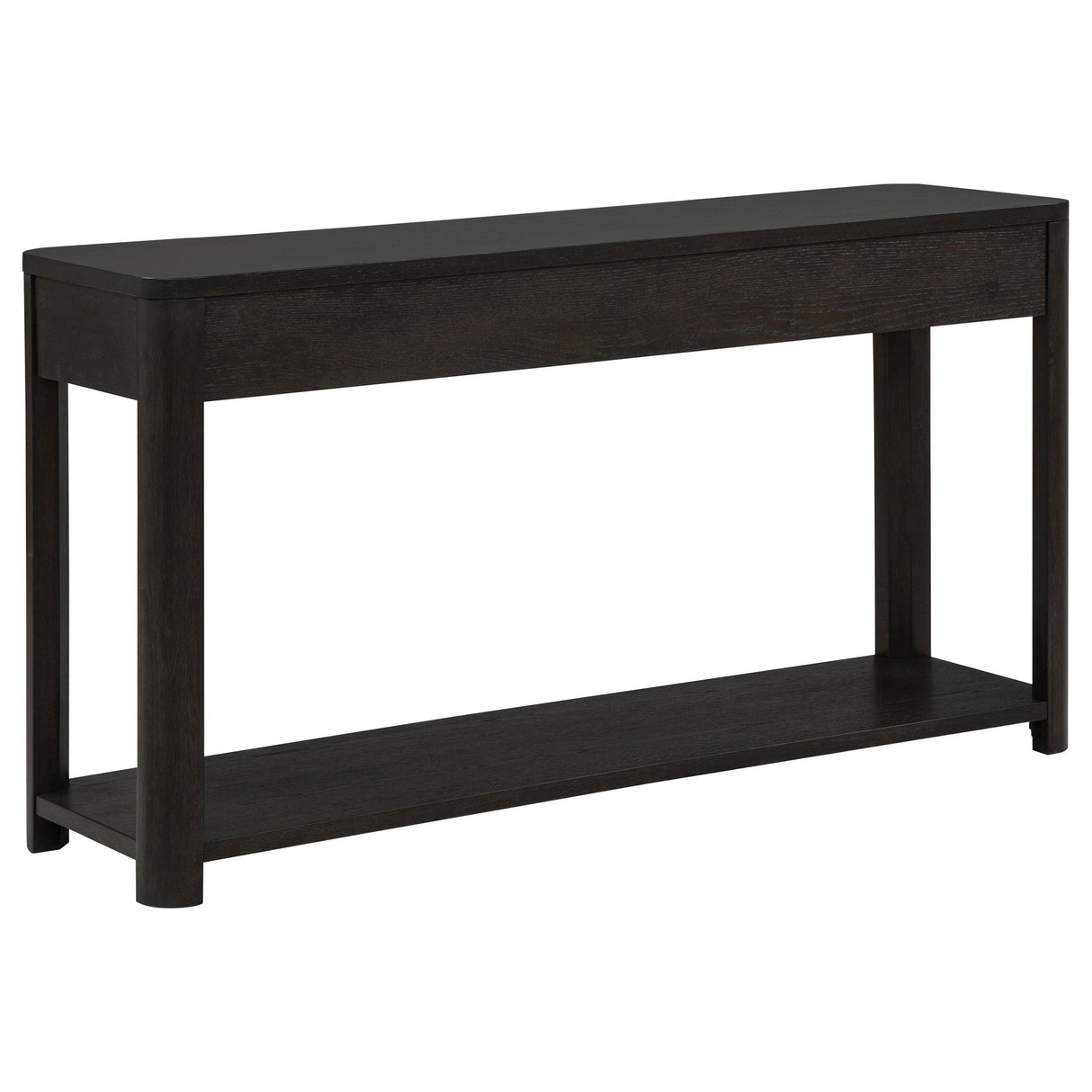 Marcelo Coffee Sofa Console Table with 2 Drawers and Shelf from Coaster - Luna Furniture