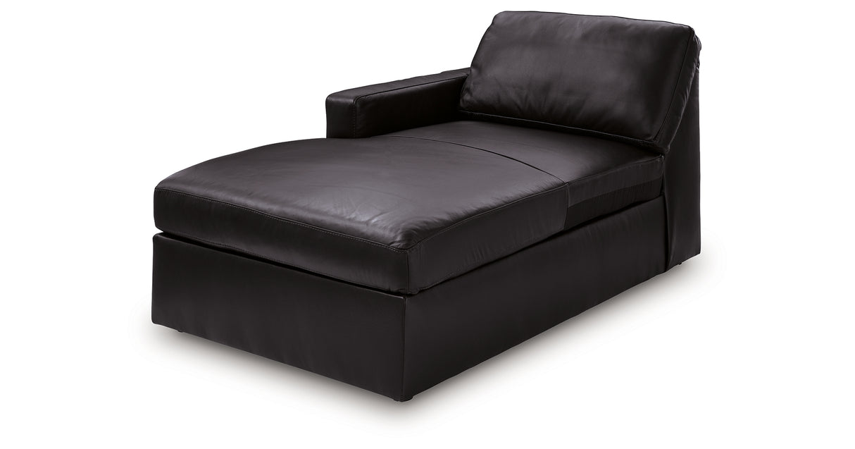 ModMax II Black Left-Arm Facing Corner Chaise from Ashley - Luna Furniture