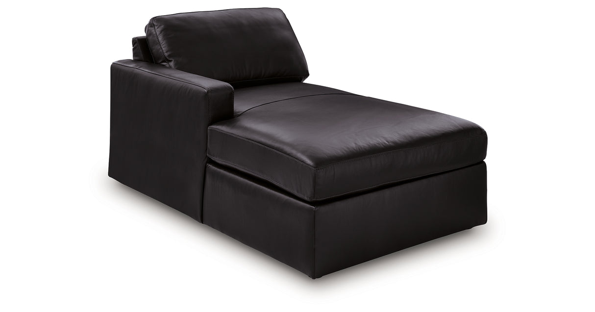 ModMax II Black Left-Arm Facing Corner Chaise from Ashley - Luna Furniture