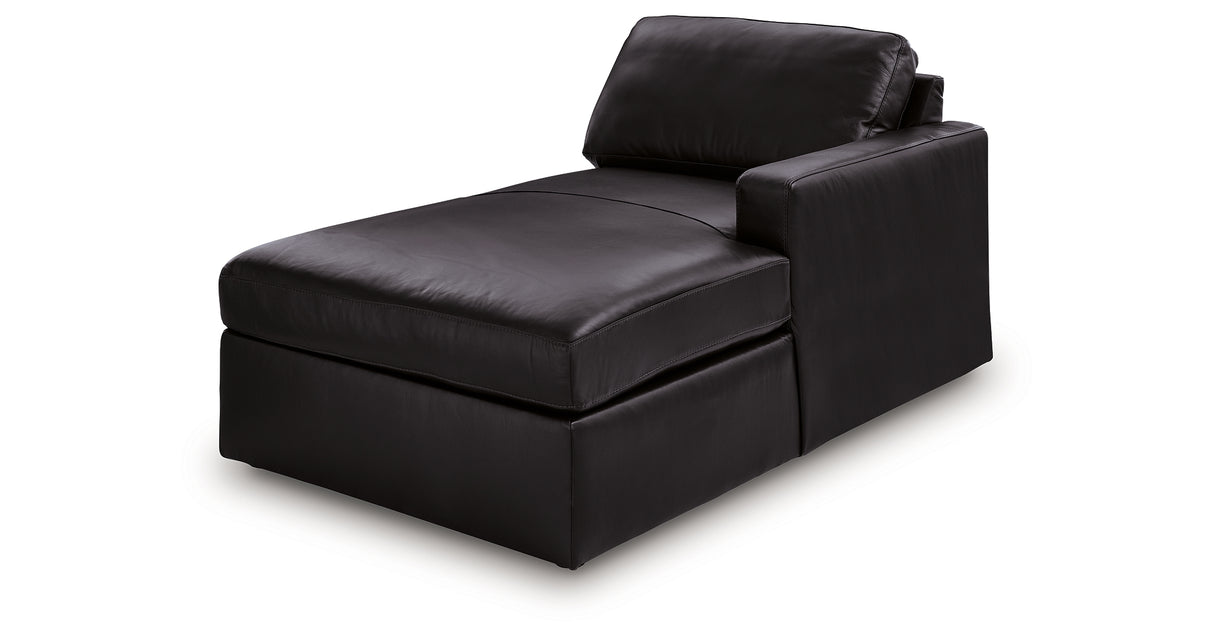 ModMax II Black Right-Arm Facing Corner Chaise from Ashley - Luna Furniture
